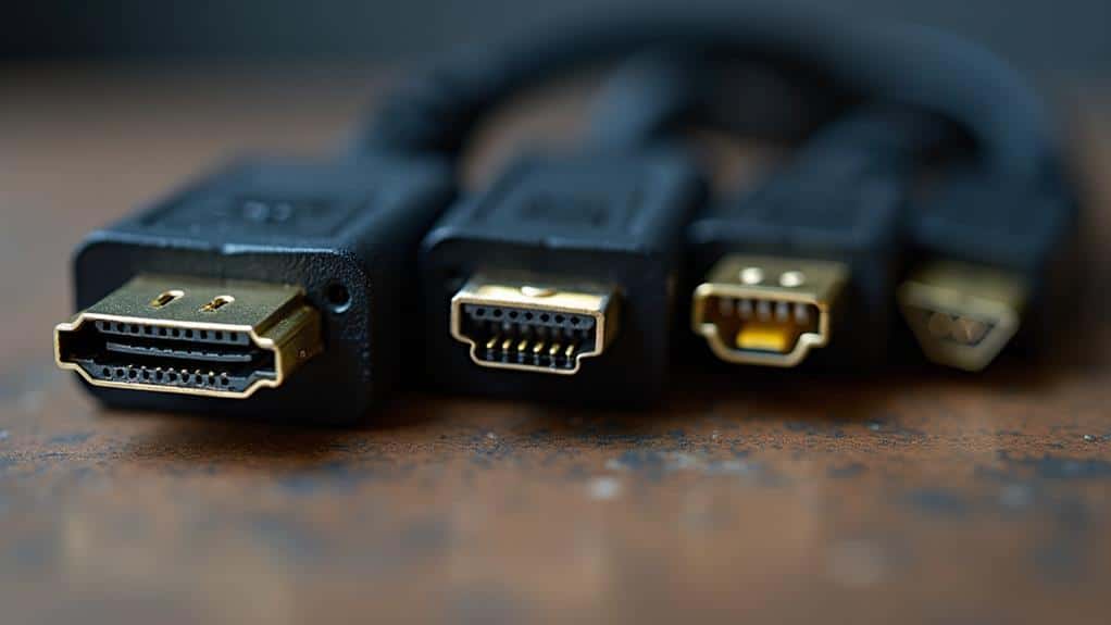 ประเภทของหัวต่อ HDMI