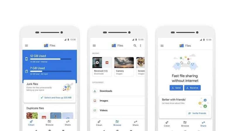 Google Files tests tablet-optimized interface