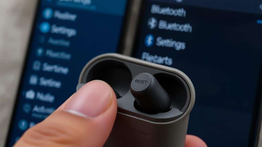 วิธีรีเซ็ตเป็นค่าโรงงานของหูฟังไร้สาย Realme