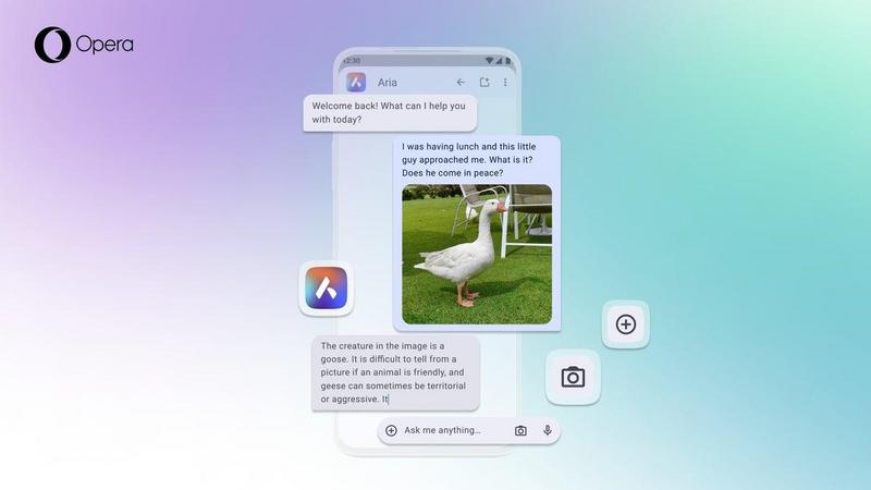 Opera Android browser adds AI-powered image analysis