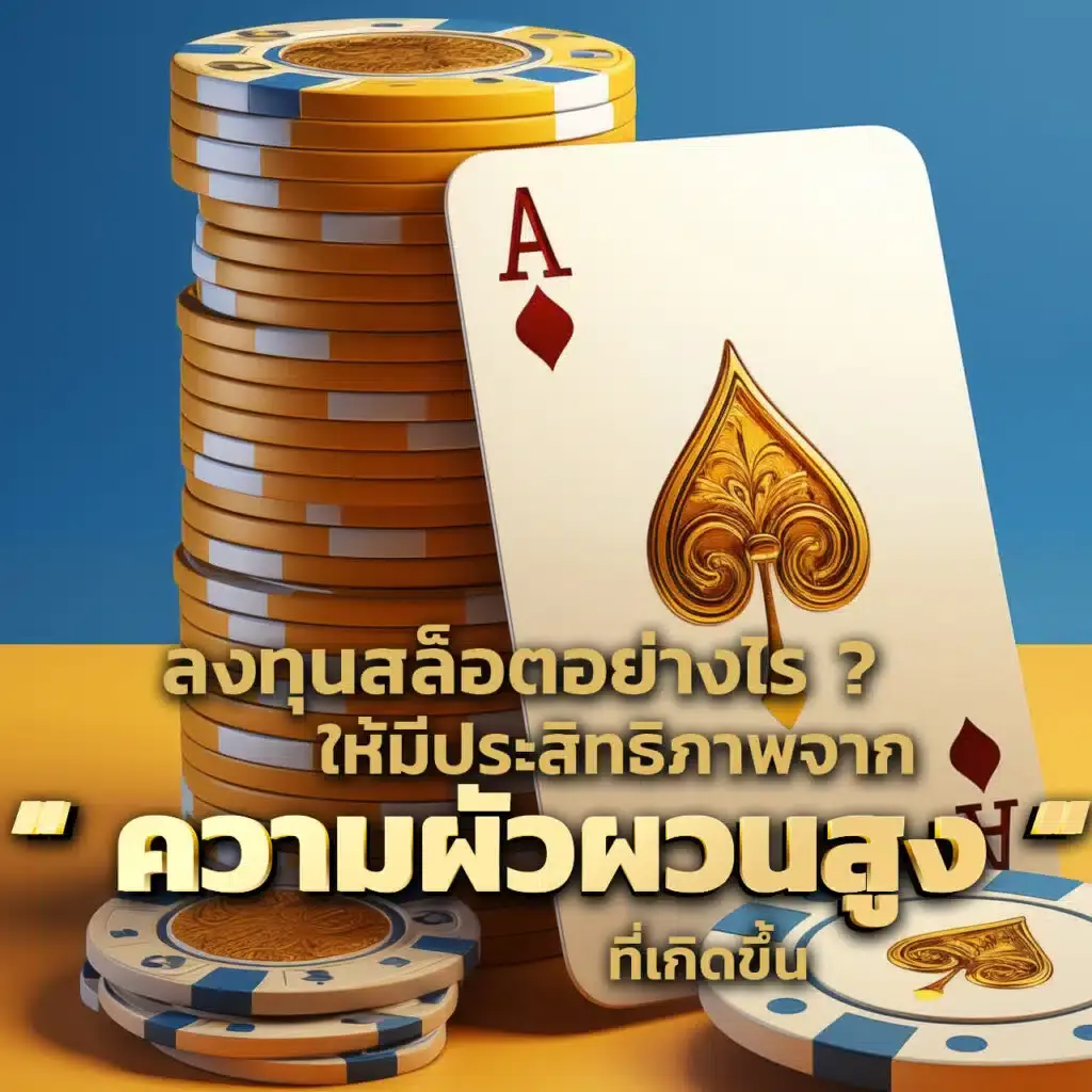 ลงทุนสล็อตอย่างไร ? ให้มีประสิทธิภาพ
