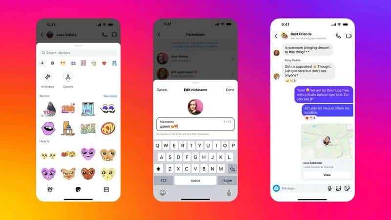 Instagram enhances DMs: Live locations and friend nicknames now available