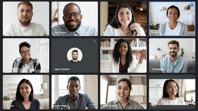 Google Meet adds customizable meeting layout options