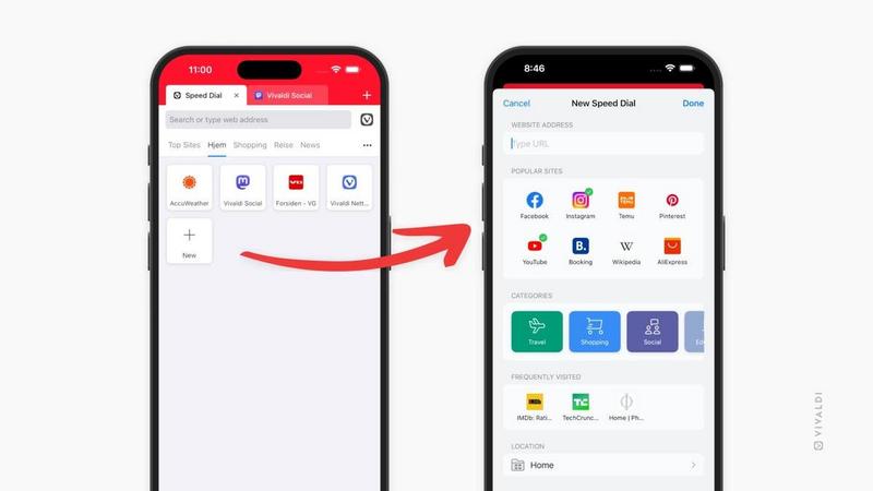 Vivaldi iOS update: translation, improved speed dials, and more features